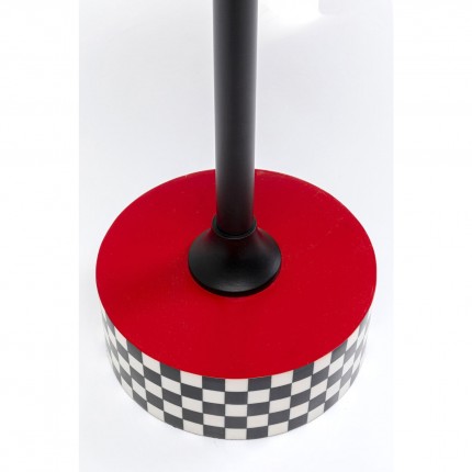 Table d'appoint Domero Checkers 40cm rouge Kare Design