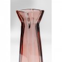 Vase Piramide rose 55cm Kare Design