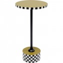 Table d'appoint Domero Checkers verte 40cm Kare Design