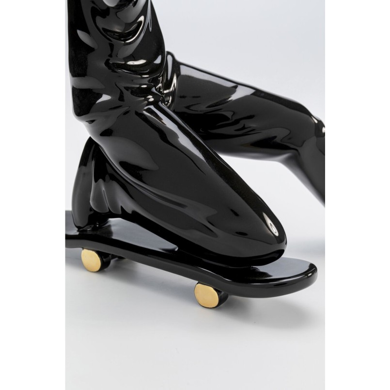 Figurine décorative Skating Astronaut noir