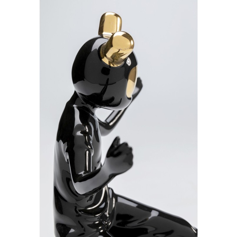 Figurine décorative Skating Astronaut noir