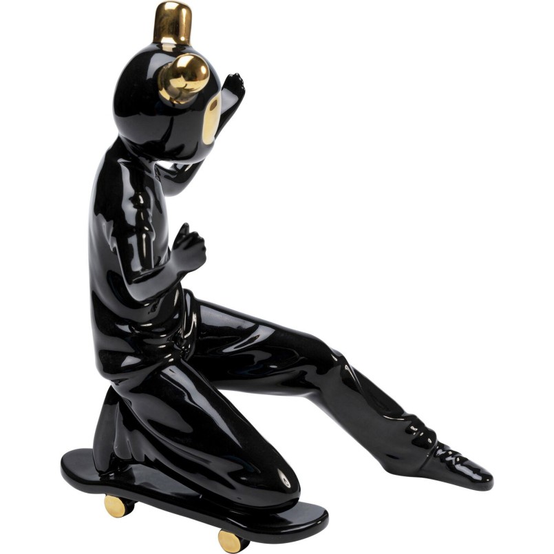 Figurine décorative Skating Astronaut noir