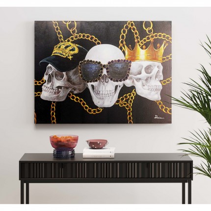 Tableau Skull Gang 90x120 Kare Design