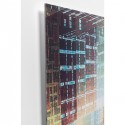 Tableau en verre ville futuriste 150x100cm Kare Design