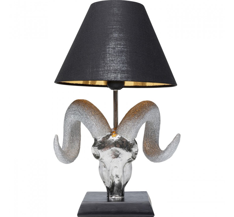 Lampe bouc argenté Kare Design