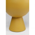 Vase Curvo jaune 58cm Kare Design