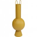 Vase Curvo jaune 58cm Kare Design