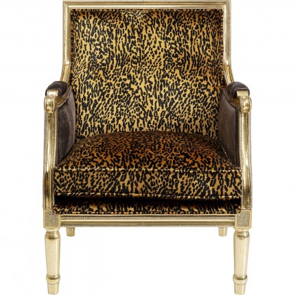 Fauteuil Regency léopard Kare Design