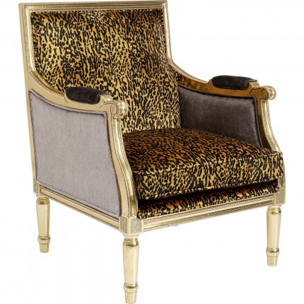 Fauteuil Regency léopard Kare Design