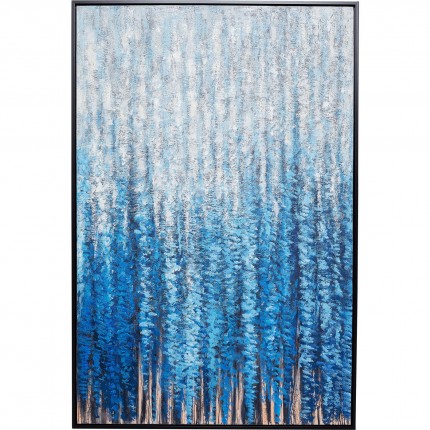 Peinture pluie abstraite 120x180cm Kare Design