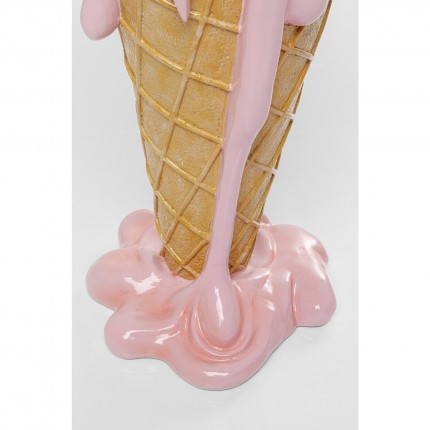 Table de bar glace rose 48cm Kare Design