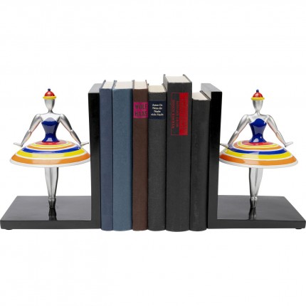 Serre-livres ballerines rayures set de 2 Kare Design