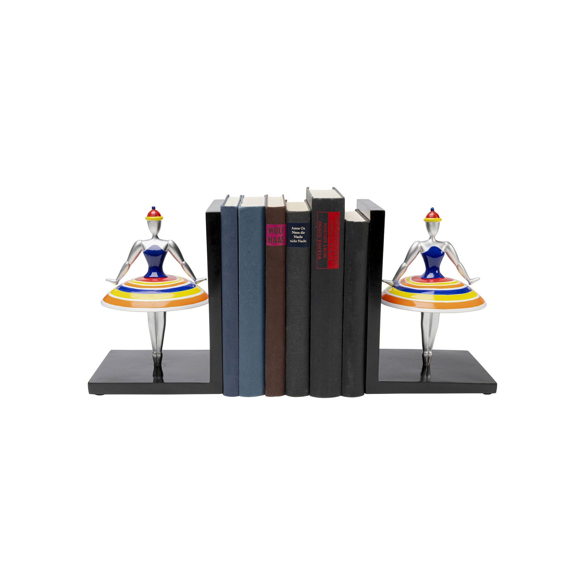Serre-livres ballerines rayures set de 2 Kare Design