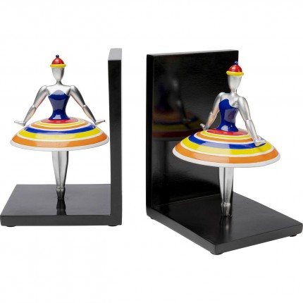 Serre-livres ballerines rayures set de 2 Kare Design