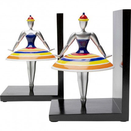 Serre-livres ballerines rayures set de 2 Kare Design