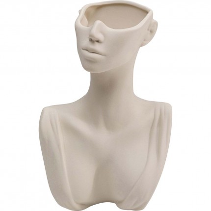Vase Body Art blanc 19cm Kare Design