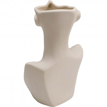 Vase Body Art blanc 19cm Kare Design