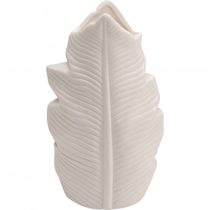 Vase Foglia blanc 20cm Kare Design