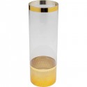 Vase Flow doré 30cm Kare Design