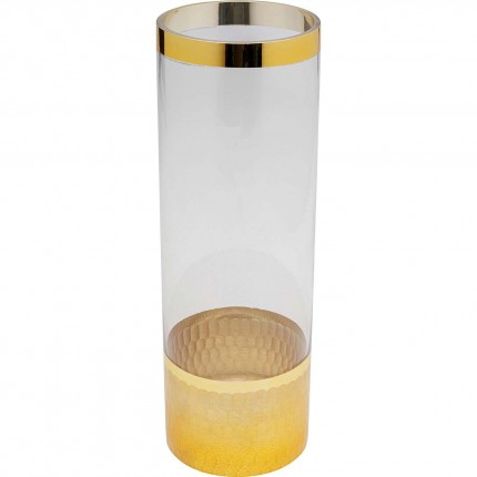 Vase Flow doré 30cm Kare Design