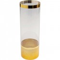 Vase Flow doré 30cm Kare Design