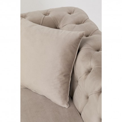 Sofa Bellissima 2-seater velvet beige Kare Design