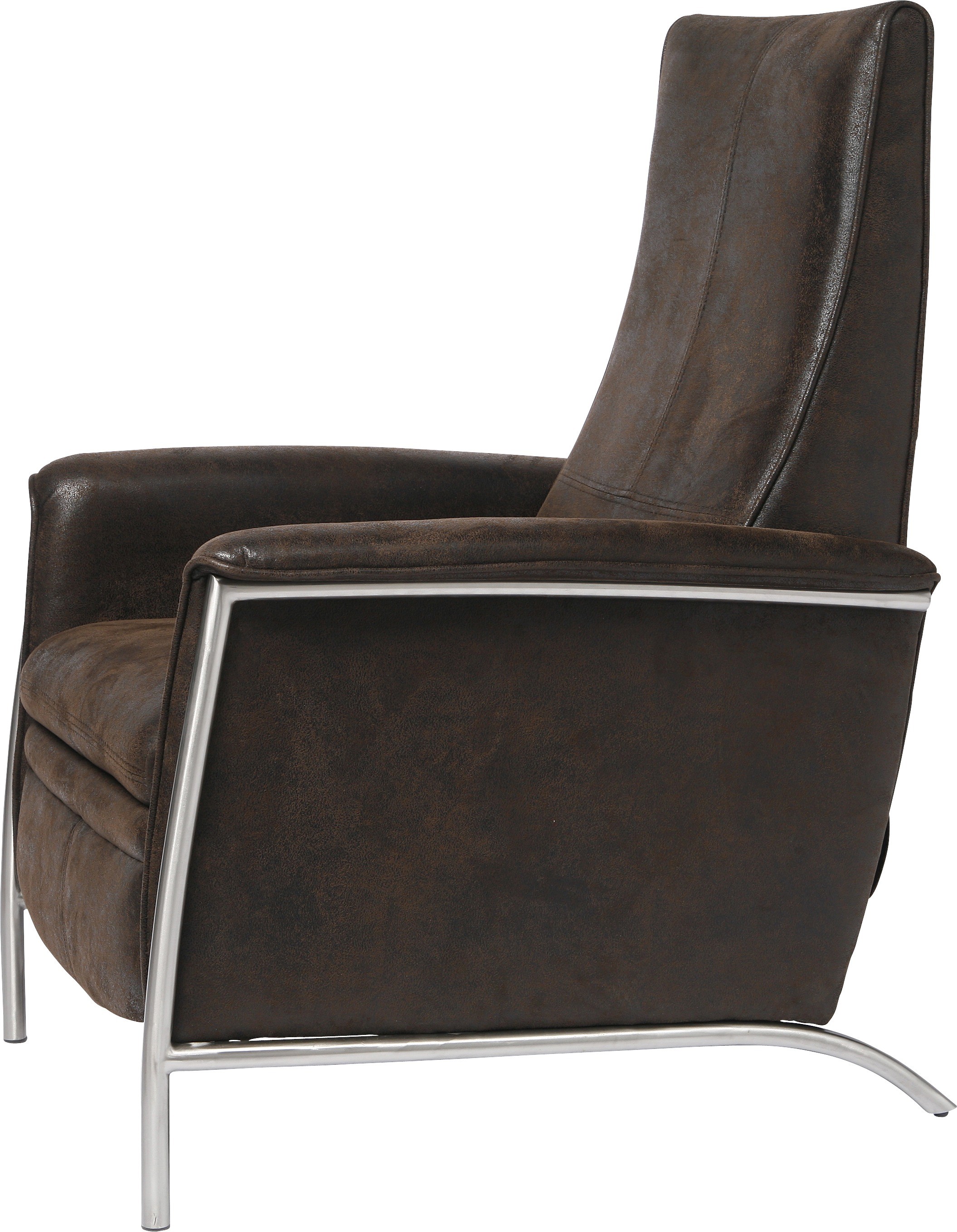Fauteuil relax Lazy marron Kare Design