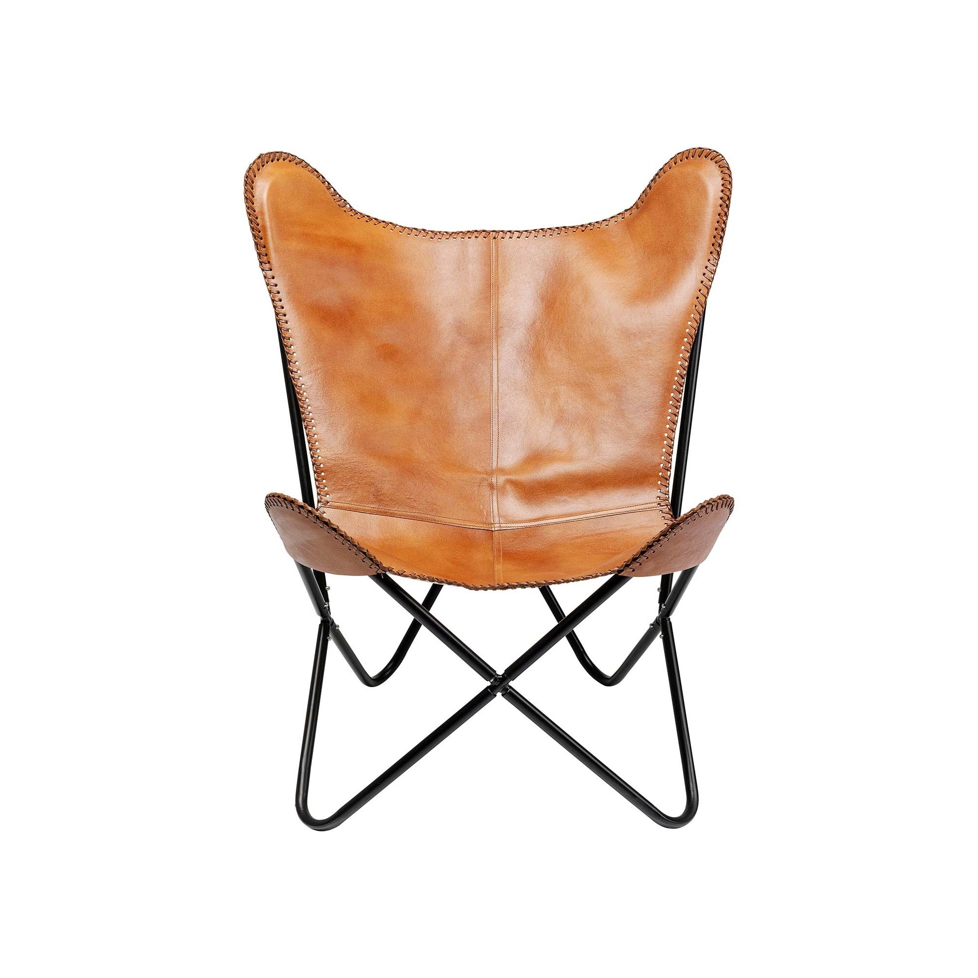 Fauteuil California marron kare Design