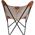Fauteuil California marron kare Design