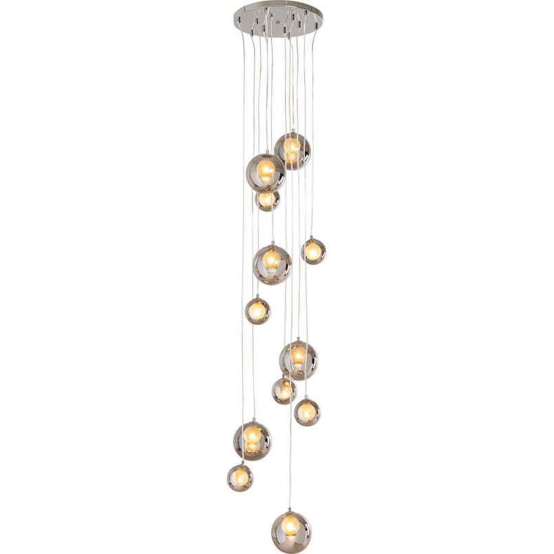 Suspension Symphony chromée Kare Design