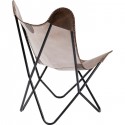 Fauteuil California marron foncé Kare Design