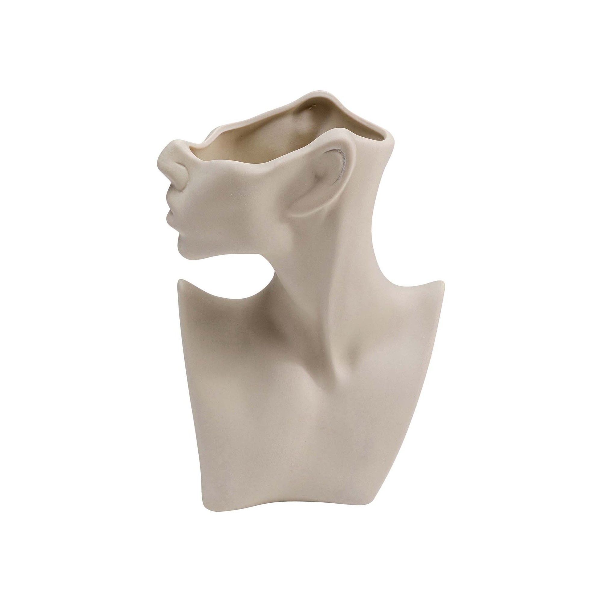Vase Body Art blanc 18cm Kare Design