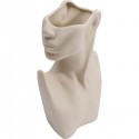 Vase Body Art blanc 18cm Kare Design