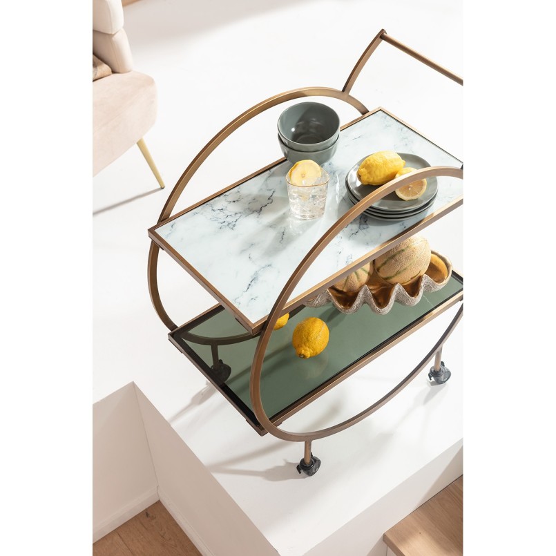 Desserte Loft laiton