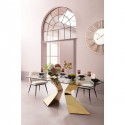 Table Gloria Gold 200x100cm Kare Design