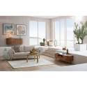 Fauteuil pivotant Maye crème Kare Design
