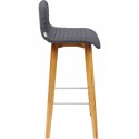 Tabouret de bar Lara gris Kare Design