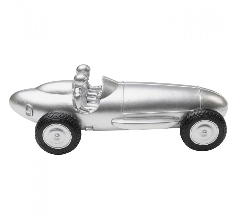 Déco voiture de course argentée Kare Design