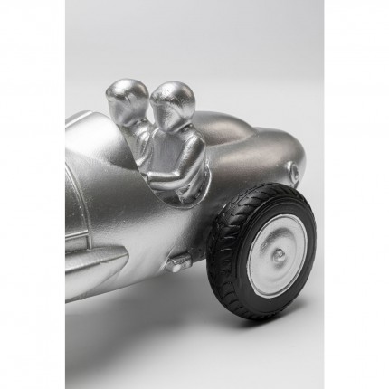 Déco voiture de course argentée Kare Design