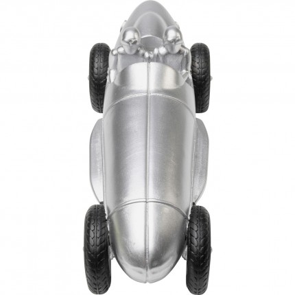 Déco voiture de course argentée Kare Design