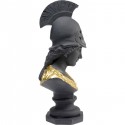 Déco buste guerrier antique noir 39cm Kare Design