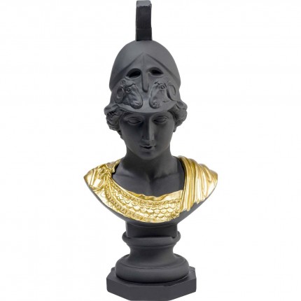 Déco buste guerrier romain noir Kare Design
