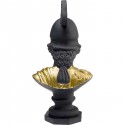 Déco buste guerrier antique noir 39cm Kare Design