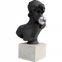 Déco buste femme baiser noir et blanc Kare Design