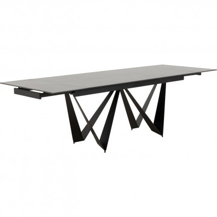 Table à rallonges Sandra 260x90cm Kare Design