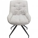 Chaise pivotante Loris grise Kare Design