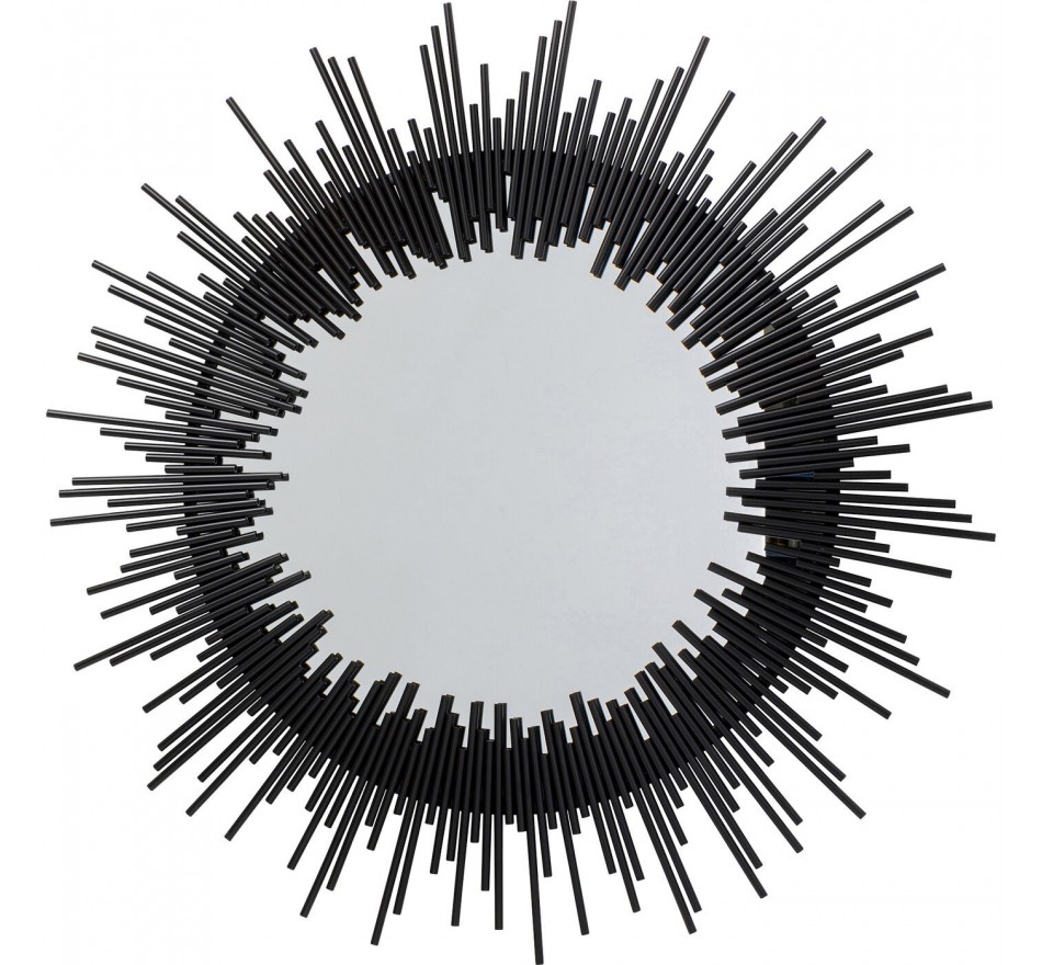 Miroir Sun Rise 104cm noir Kare Design