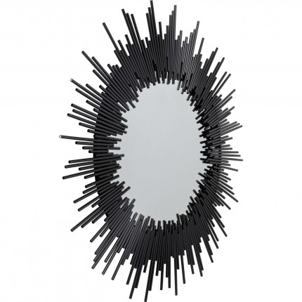 Miroir Sun Rise 104cm noir Kare Design