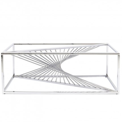 Table basse Laser chromée 120x60cm Kare Design