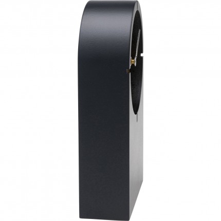 Horloge de table Click noire et dorée Kare Design